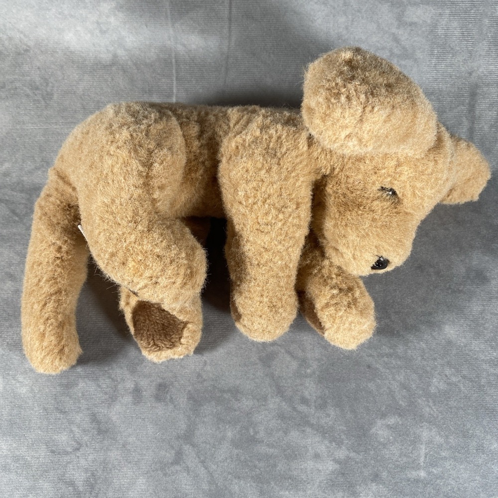 Gund Muttsy Puppy Dog Plush 10" Tan Brown Stuffed Animal Toy Vintage 1985